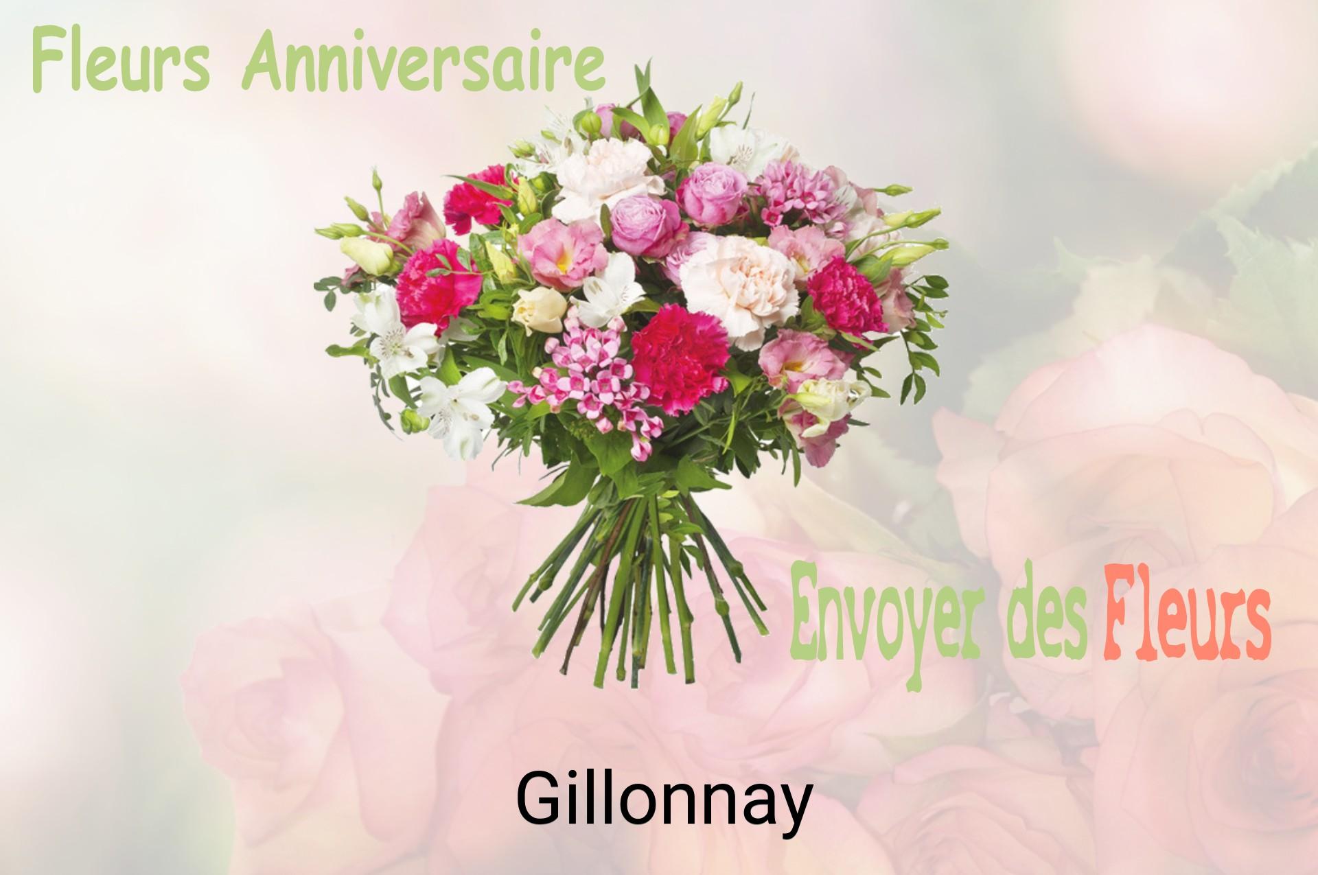 Bouquet de fleurs d’anniversaire livré à Gillonnay